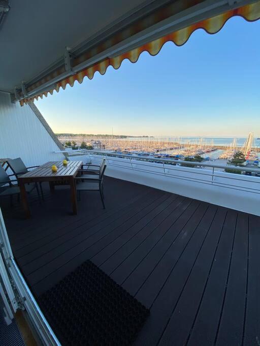 Ferienwohnung Panoramablick Und Den Strand Direkt Vor Der Tuer Kiel Exterior foto